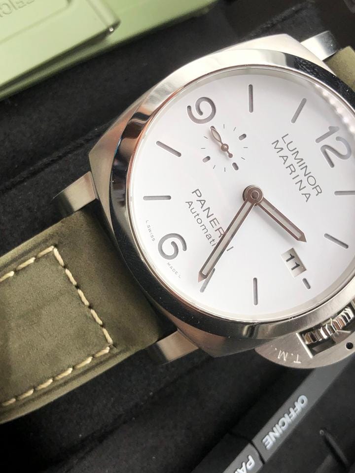 Panerai Luminor Marina 44mm Pam01314 White Dial