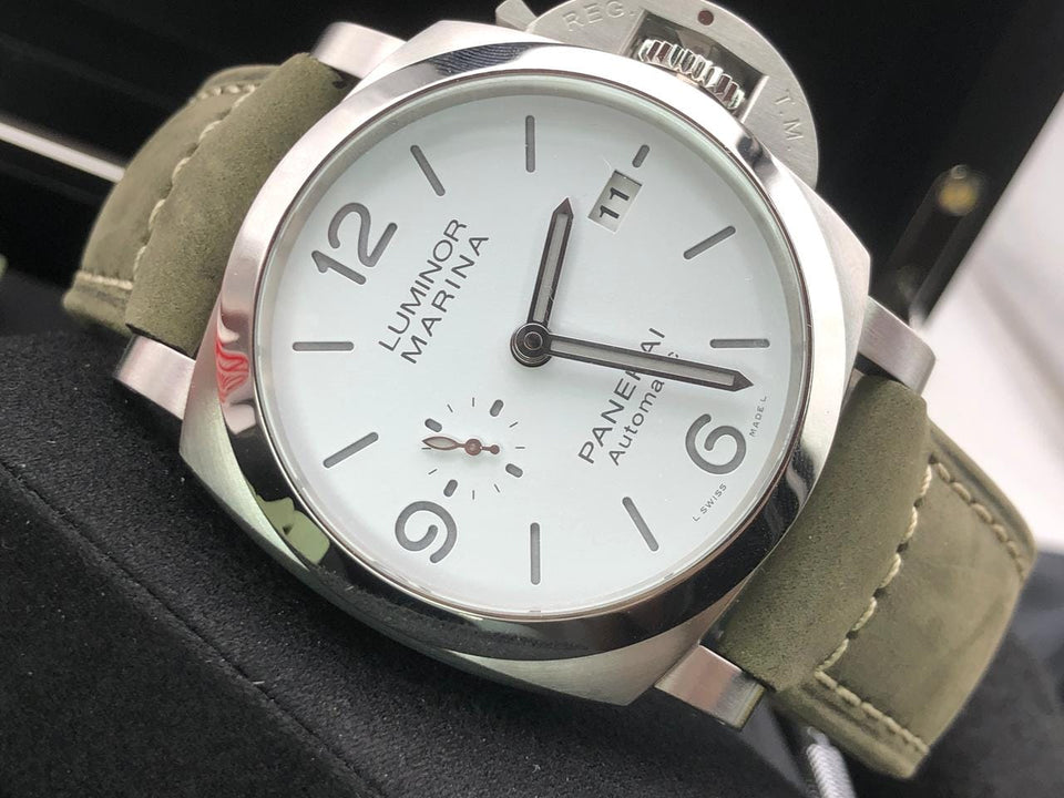 Panerai Luminor Marina 44mm Pam01314 White Dial