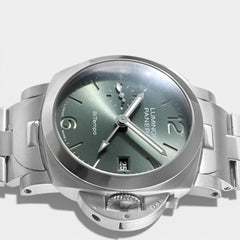 Panerai Luminor Quaranta Bitempo / Steel / 40 mm / Box&Papers / PAM 01640