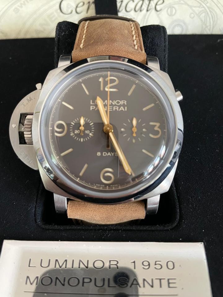 Panerai Luminor 1950 Chrono Left-handed 8 Monopulsante Full Set Special Edition