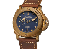 Panerai Officine Submersible 47mm 1950 Bronzo Blue Dial Number One Of 1000 LTD ED NOS