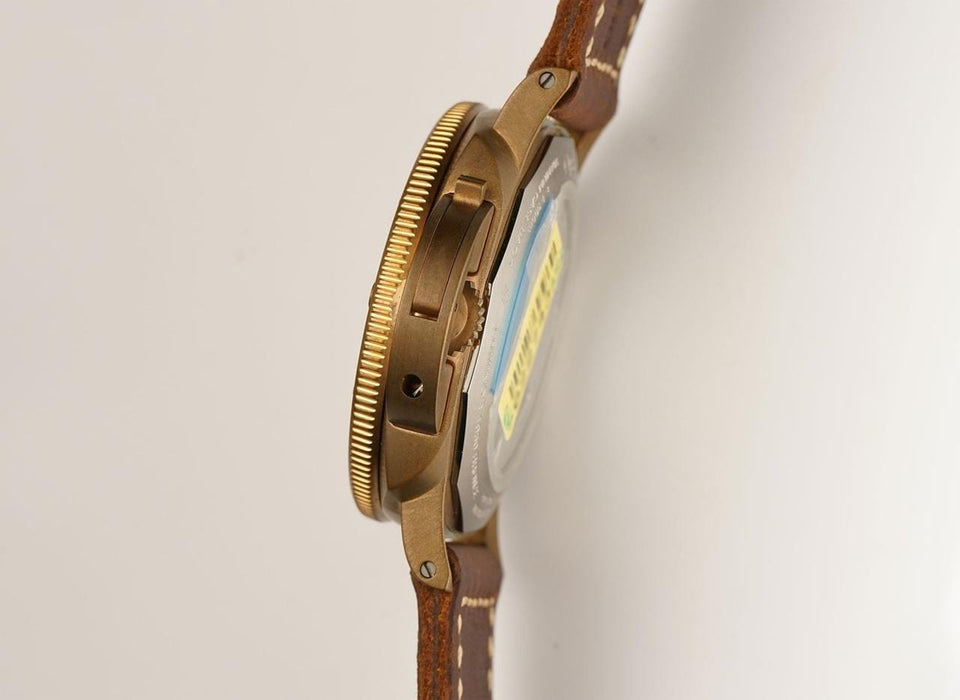 Panerai Officine Submersible 47mm 1950 Bronzo Blue Dial Number One Of 1000 LTD ED NOS