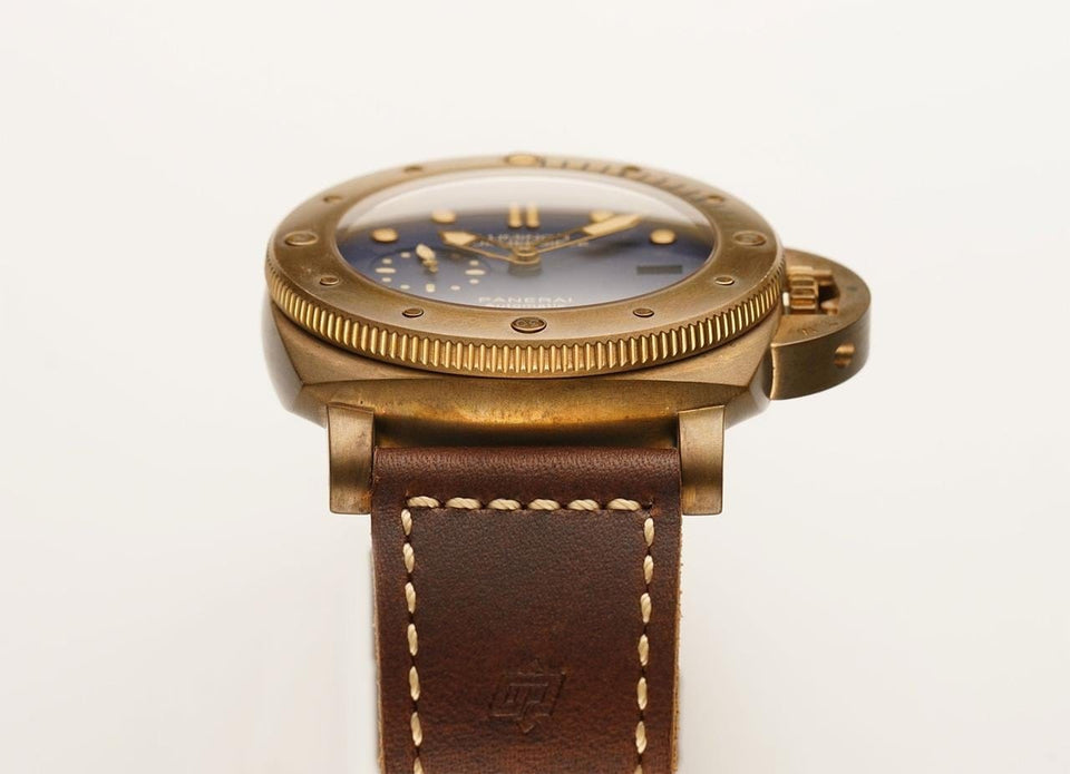 Panerai Officine Submersible 47mm 1950 Bronzo Blue Dial Number One Of 1000 LTD ED NOS