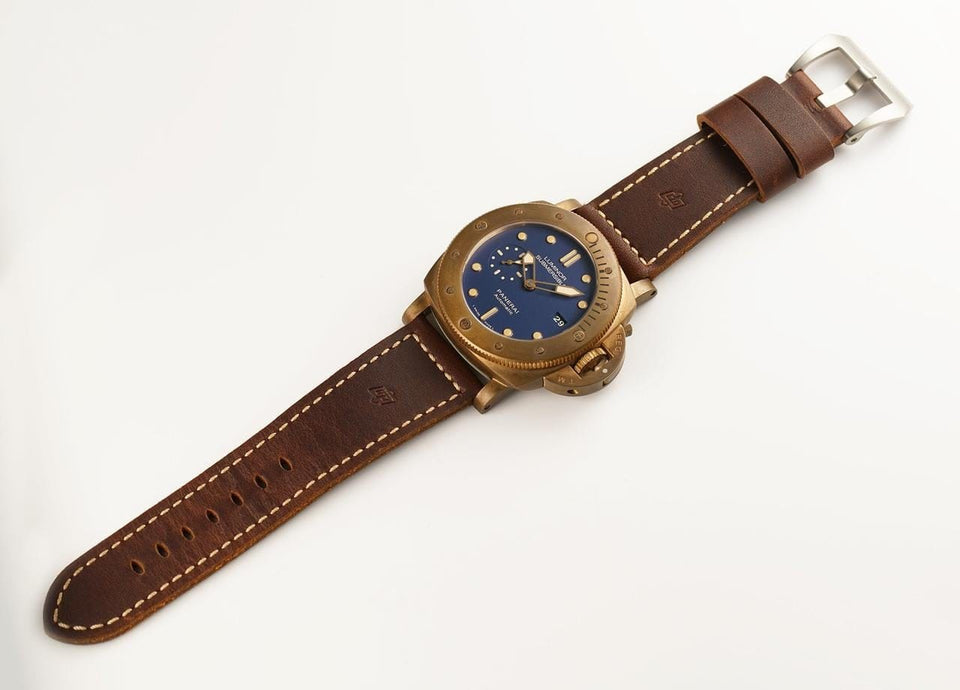 Panerai Officine Submersible 47mm 1950 Bronzo Blue Dial Number One Of 1000 LTD ED NOS