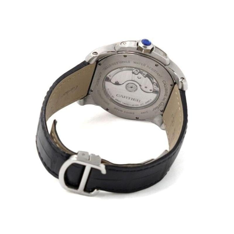 Cartier Calibre de Cartier Automatic 42mm Leather Strap Men's Watch W7100051