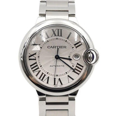 Cartier Ballon Bleu 42mm Large Automatic Steel Men's Watch 51435