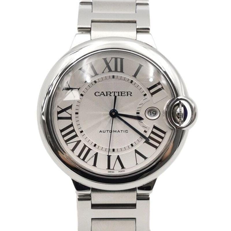 Cartier Ballon Bleu 42mm Large Automatic Steel Men's Watch 51435