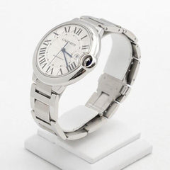 Cartier Ballon Bleu 42mm Large Automatic Steel Men's Watch 51435