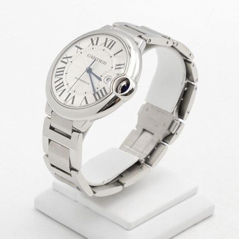 Cartier Ballon Bleu 42mm Large Automatic Steel Men's Watch 51435