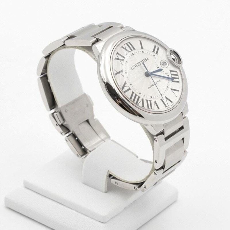 Cartier Ballon Bleu 42mm Large Automatic Steel Men's Watch 51435