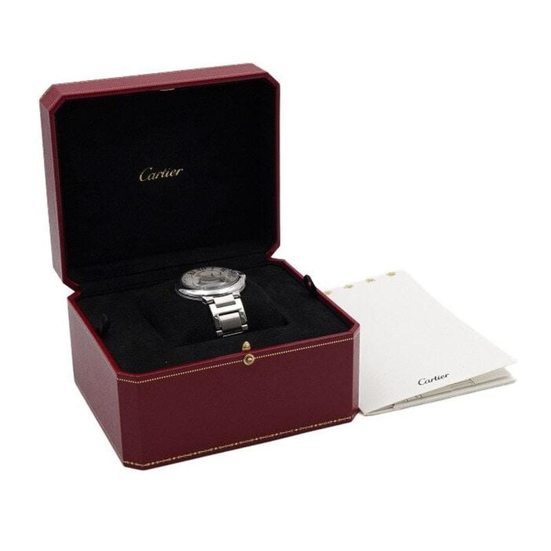 Cartier Ballon Bleu 42mm Large Automatic Steel Men's Watch 51435