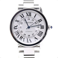 Cartier Ronde Solo de Cartier Longdsolo XL 42mm Steel Automatic Men's Watch 123456