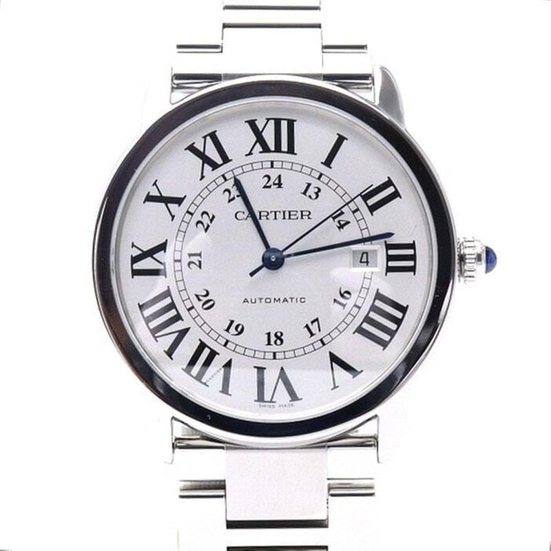 Cartier Ronde Solo de Cartier Longdsolo XL 42mm Steel Automatic Men's Watch 123456