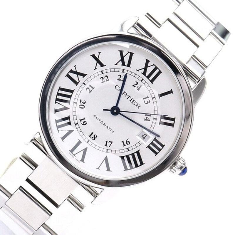 Cartier Ronde Solo de Cartier Longdsolo XL 42mm Steel Automatic Men's Watch 123456