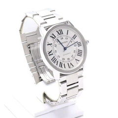 Cartier Ronde Solo de Cartier Longdsolo XL 42mm Steel Automatic Men's Watch 123456