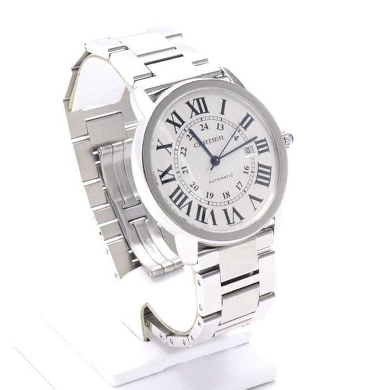 Cartier Ronde Solo de Cartier Longdsolo XL 42mm Steel Automatic Men's Watch 123456