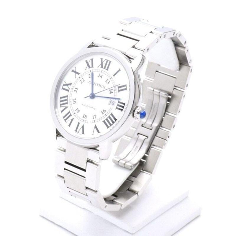 Cartier Ronde Solo de Cartier Longdsolo XL 42mm Steel Automatic Men's Watch 123456