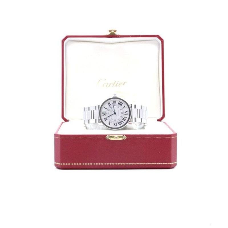 Cartier Ronde Solo de Cartier Longdsolo XL 42mm Steel Automatic Men's Watch 123456