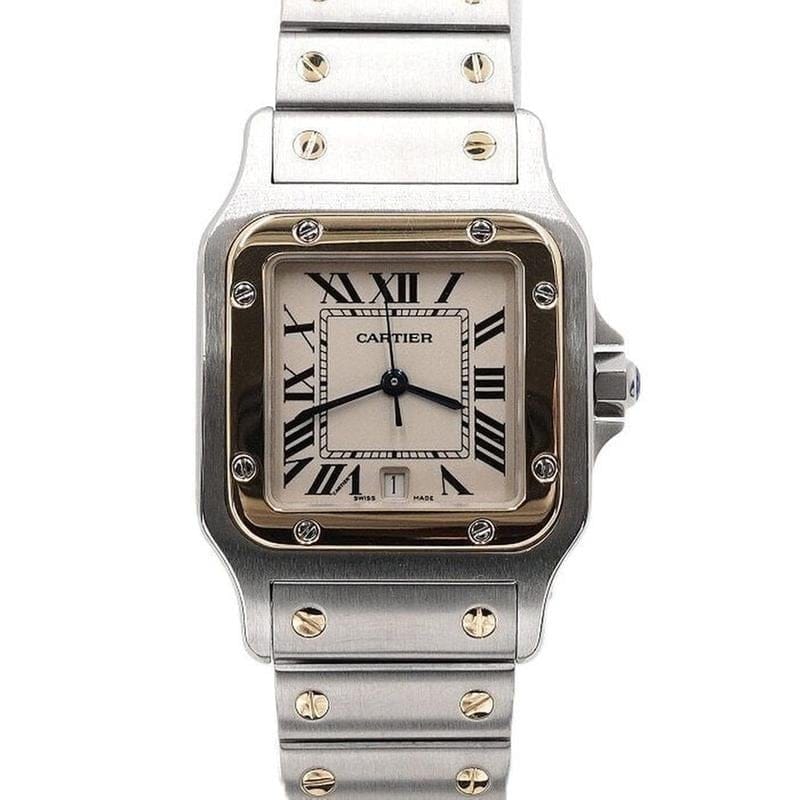 Cartier Santosde Cartier Large Quartz Watch W20011 C4