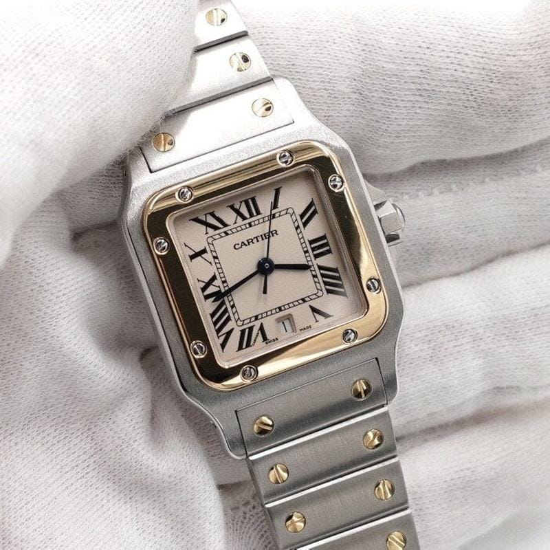 Cartier Santosde Cartier Large Quartz Watch W20011 C4