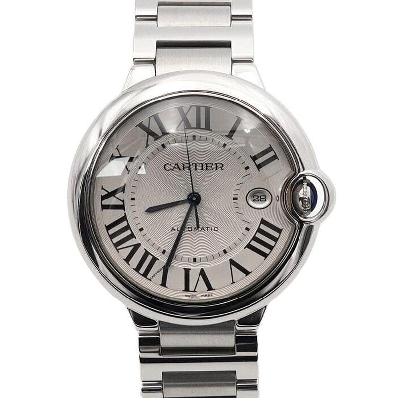 Cartier Ballon Bleu 42mm Large Automatic Steel Men's Watch W69012 Z4