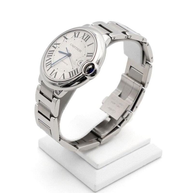 Cartier Ballon Bleu 42mm Large Automatic Steel Men's Watch W69012 Z4