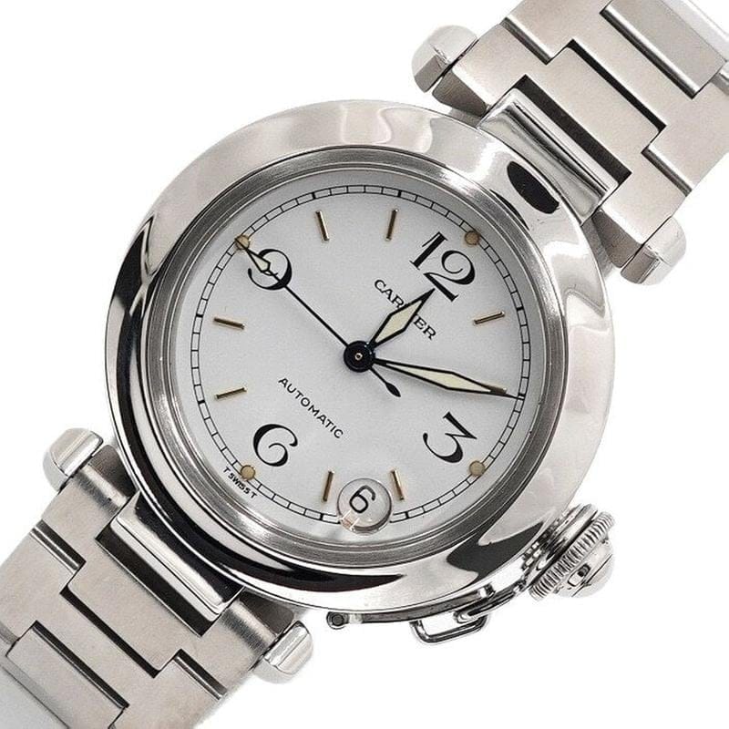 Cartier Pashade Cartier 35mm White Dial Steel Automatic Watch
