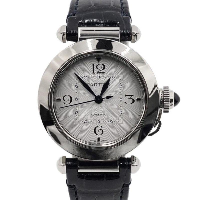 Cartier Pashade Cartier Automatic Leather Band 35 MM Unisex Watch 1943