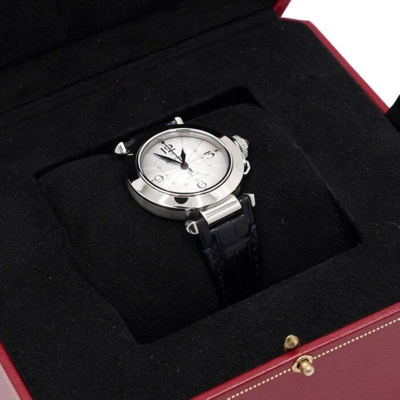 Cartier Pashade Cartier Automatic Leather Band 35 MM Unisex Watch 1943