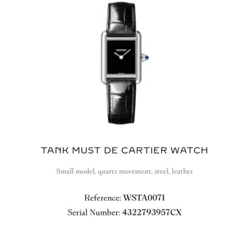 Cartier Tank