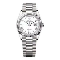 Rolex | Day-Date | 128239-0059 | 36 mm | White gold | White | Automatic
