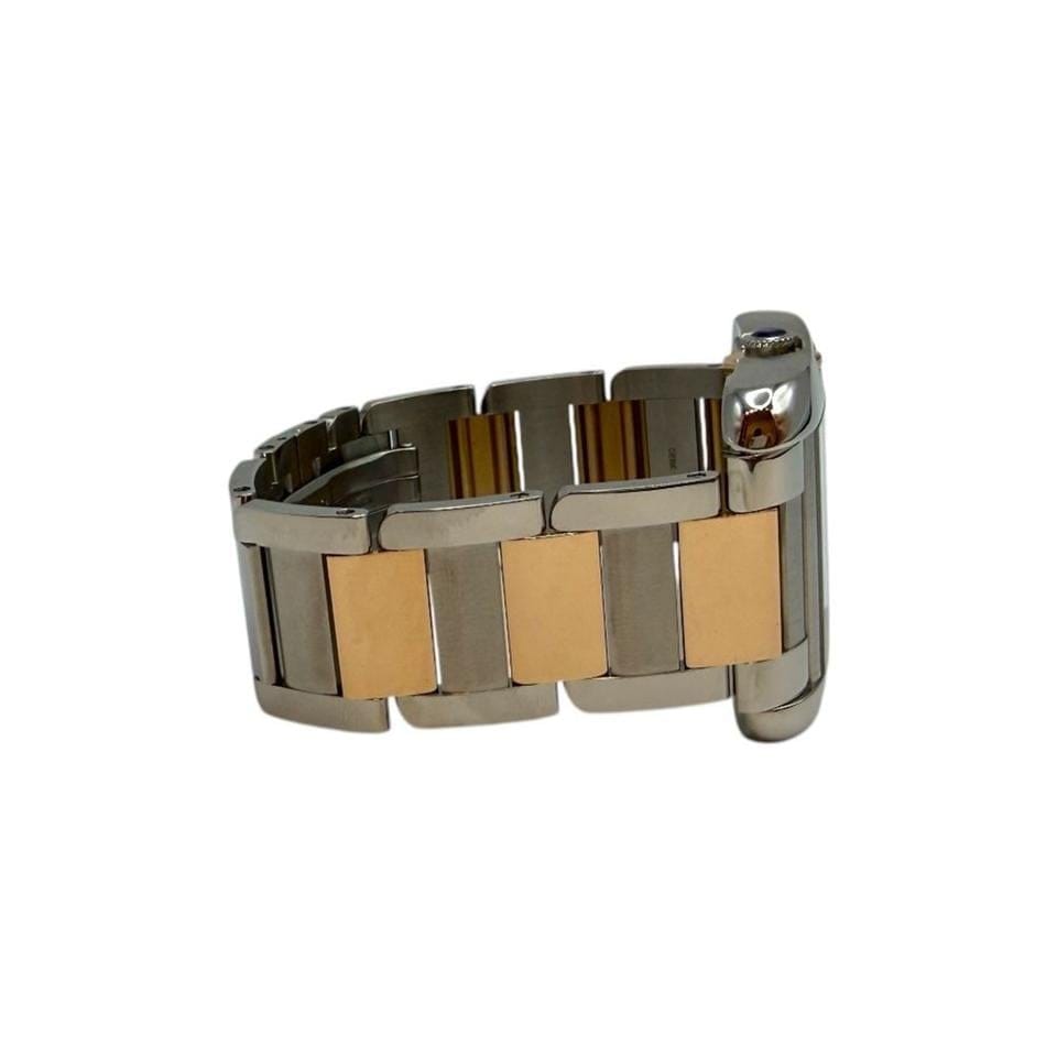 Cartier Tank Anglaise18 K Pink Gold Combi Watch XL 3507