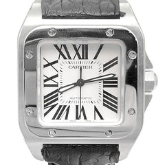 Cartier Santos 100 Steel Watch (Medium) L759496