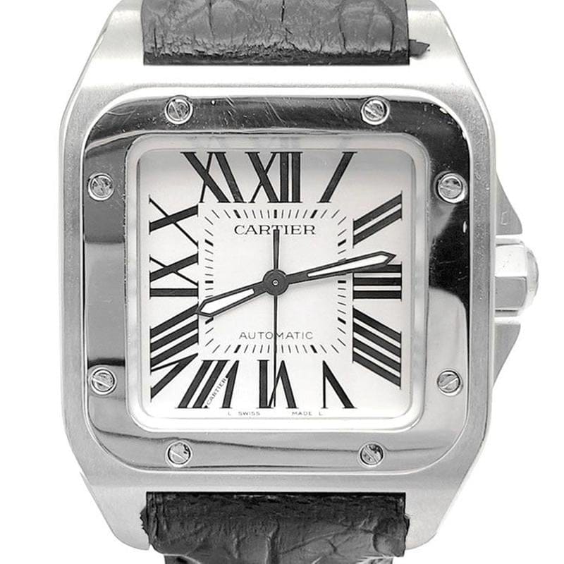Cartier Santos 100 Steel Watch (Medium) L759496