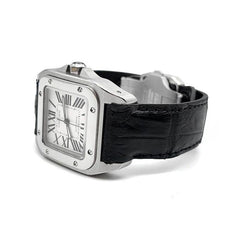Cartier Santos 100 Steel Watch (Medium) L759496