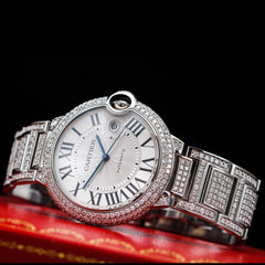Cartier Ballon Bleu 42mm FULL ICED 42mm