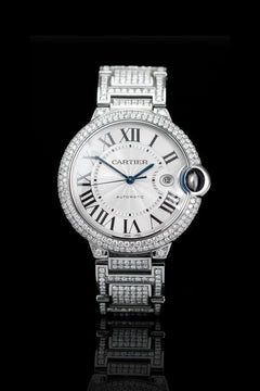Cartier Ballon Bleu 42mm FULL ICED 42mm