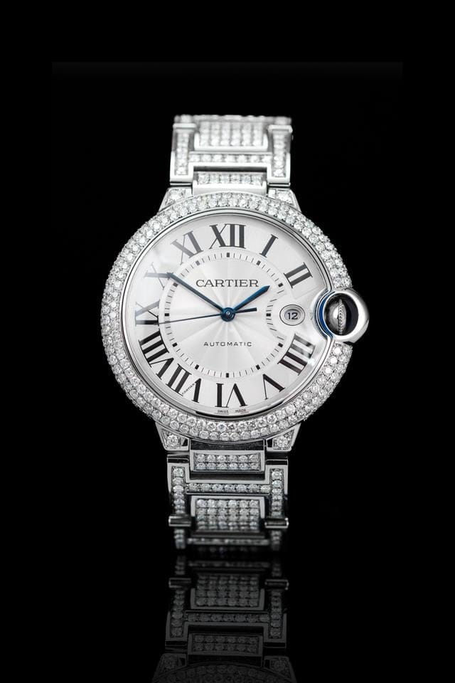 Cartier Ballon Bleu 42mm FULL ICED 42mm