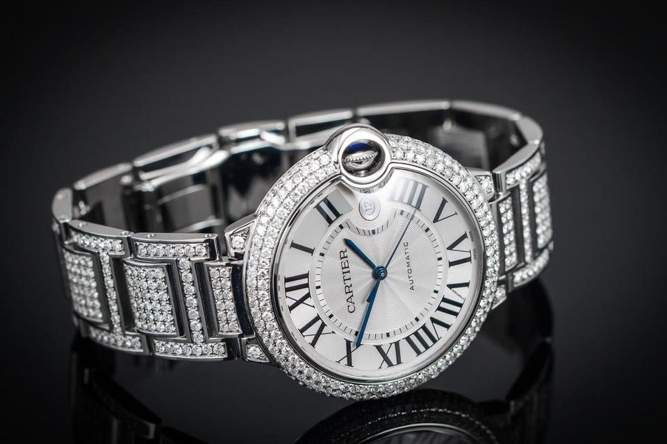 Cartier Ballon Bleu 42mm FULL ICED 42mm