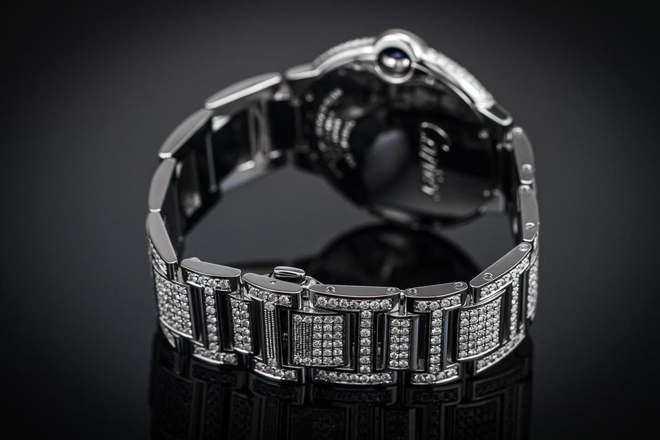 Cartier Ballon Bleu 42mm FULL ICED 42mm