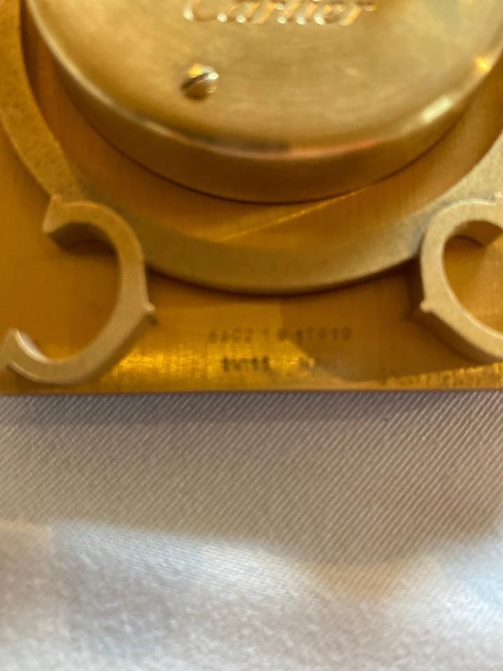 Cartier Pendulette Cartier modèle romane