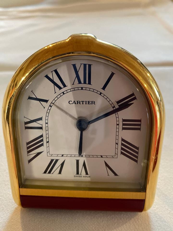 Cartier Pendulette Cartier modèle romane
