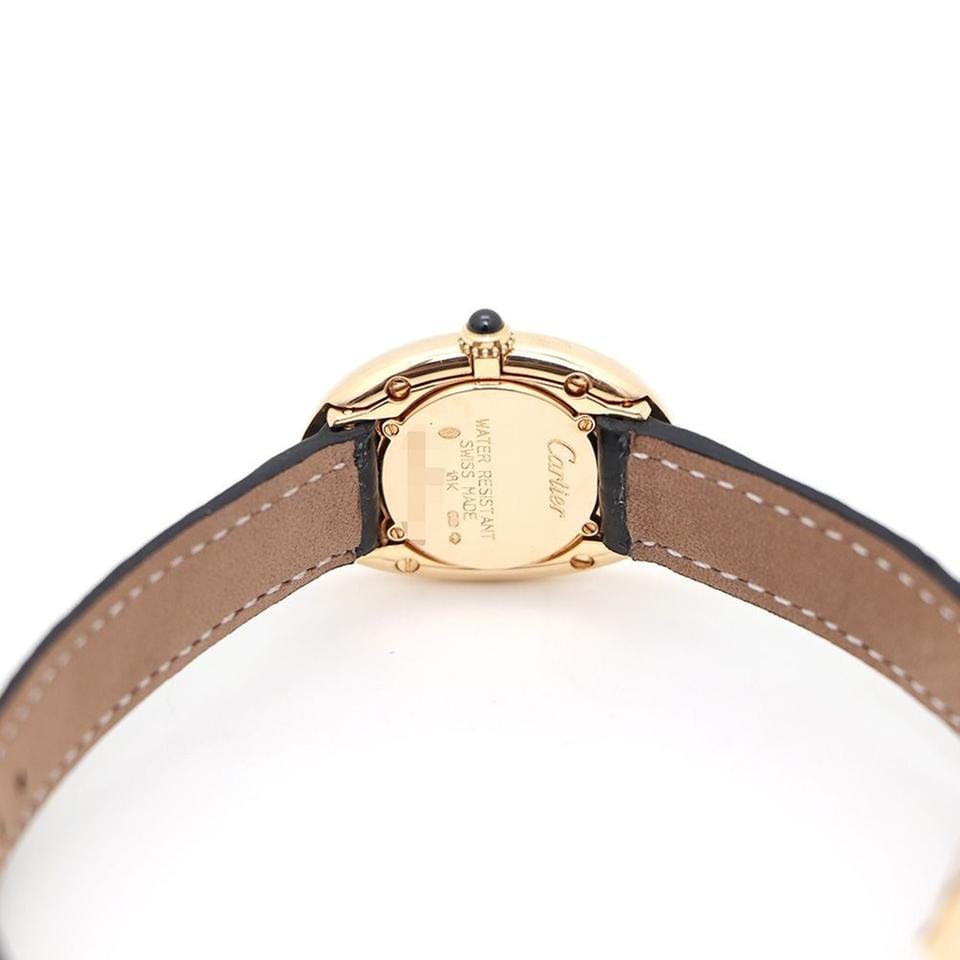 Cartier Yellow Gold Benoit Leather Band Women's Watch 42828996