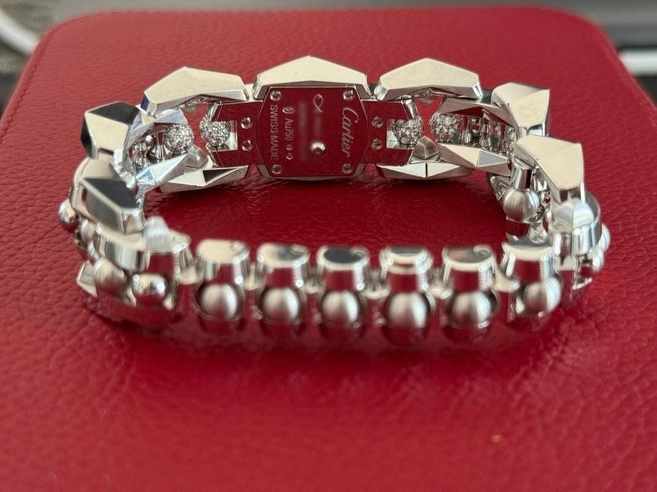 Cartier Clash [Un]limited Sunray Silver Dial White Gold WJMB0002