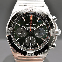 Breitling Chronomat 42 NEW Full Set Green Chronomat B01 42