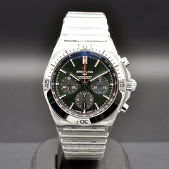 Breitling Chronomat 42 NEW Full Set Green Chronomat B01 42