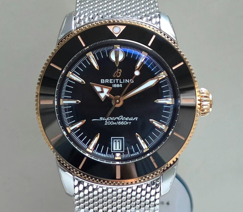 Breitling Superocean Heritage 42 B31 - 42 MM Automatic - Box & Papers 2026 Unworn - Rose Gold Bezel
