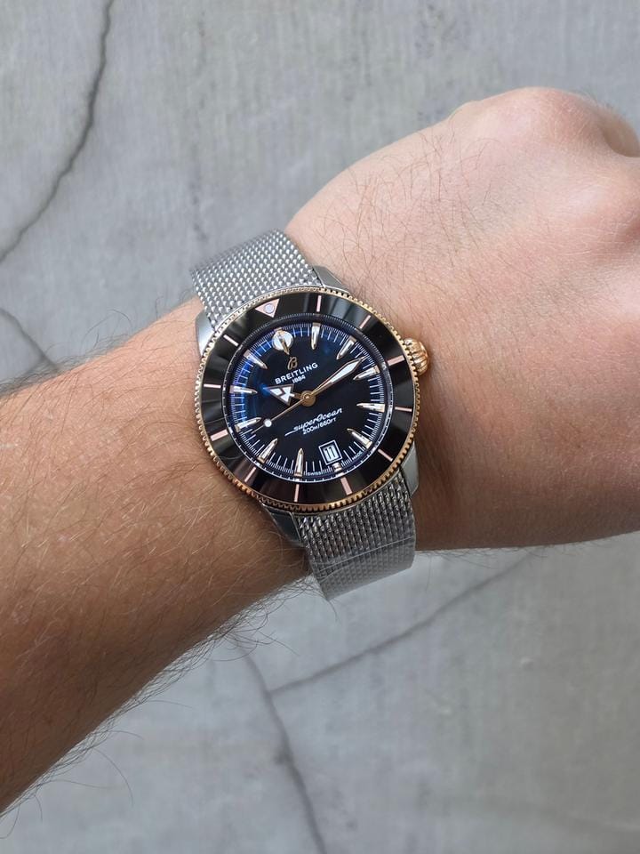 Breitling Superocean Heritage 42 B31 - 42 MM Automatic - Box & Papers 2026 Unworn - Rose Gold Bezel
