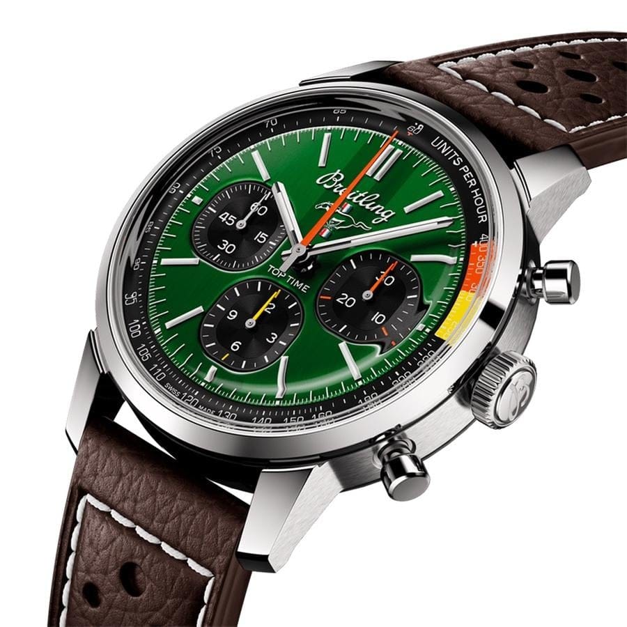 Breitling Top Time B01 Ford Mustang Automatic Men's Watch AB01762 A1 L1 X1 Complete Set