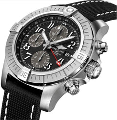 Breitling Avenger Chronograph GMT 45 Men's Watch A24315101 B1 X2 Full Complete Set